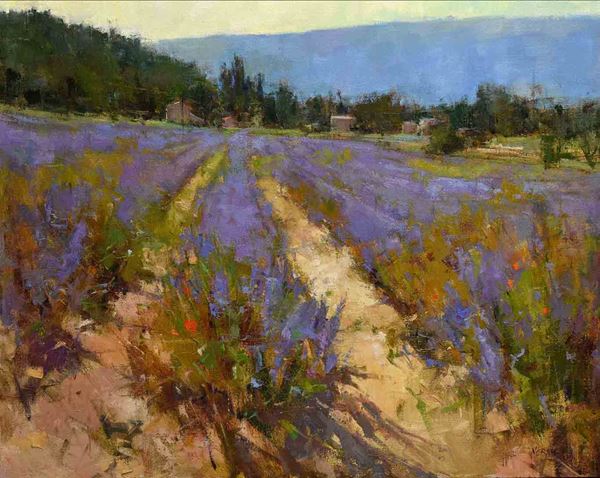 Lavender Tunnels by Valerie Craig