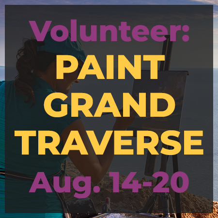 Paint Grand Traverse volunteer