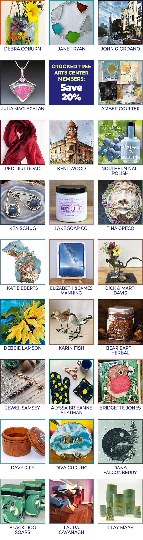 Spring Art Market artists