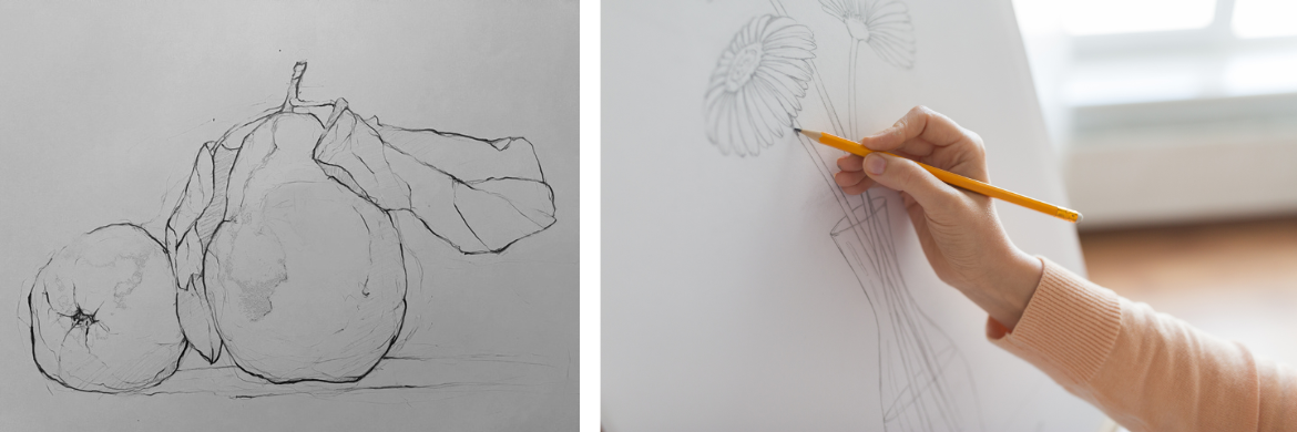 Contour Drawing Examples