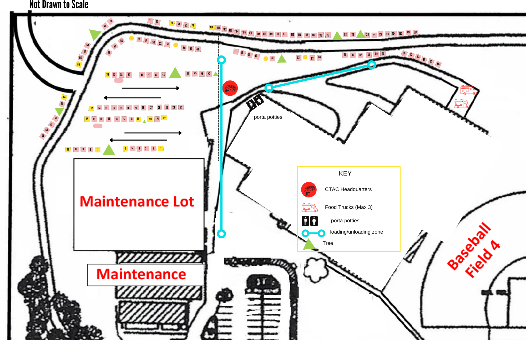 Art fair booth layout