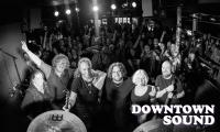 A picture of Wakefire with a crowd in the background