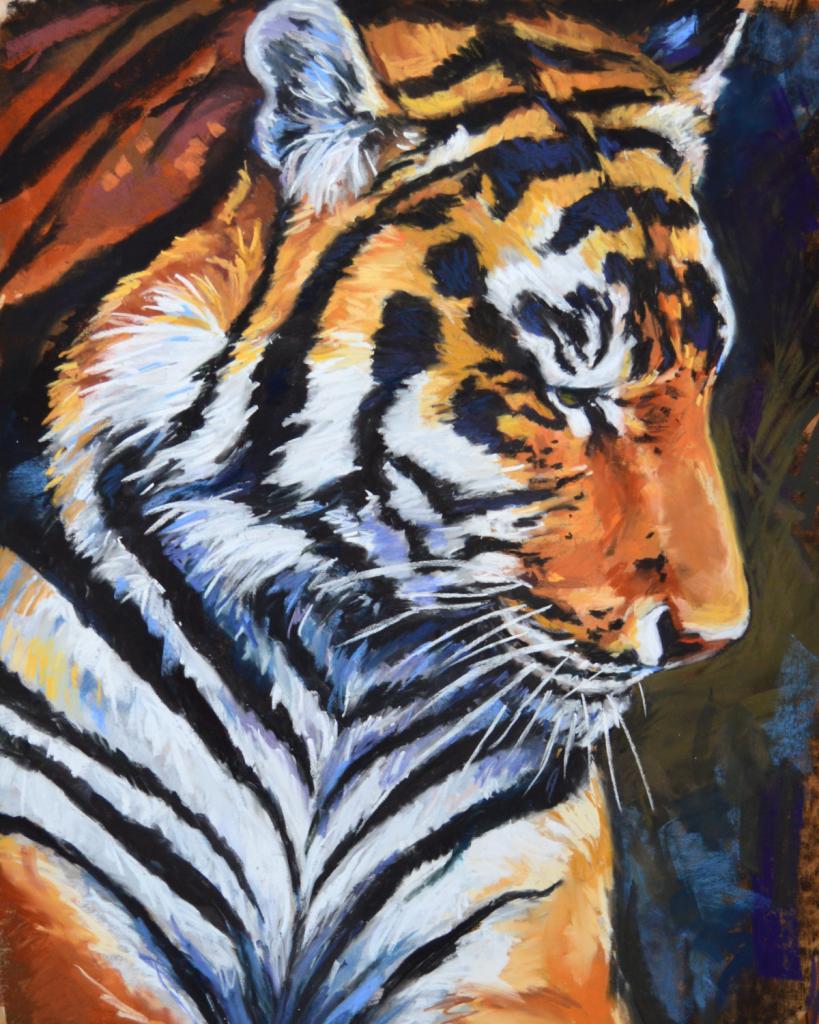 19" x 24", award winning soft pastel, available