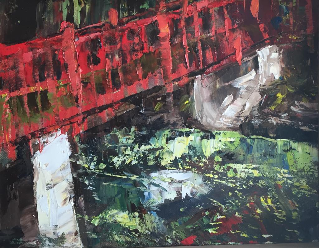 2018 Oil. Plein Air. Winner of Plein Air competition at Piqua arts Festival