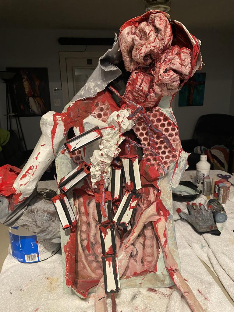 2021Acrylic paint and discarded objects