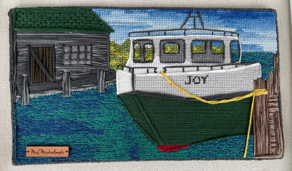 2022, Original Needlepoint, 8x10