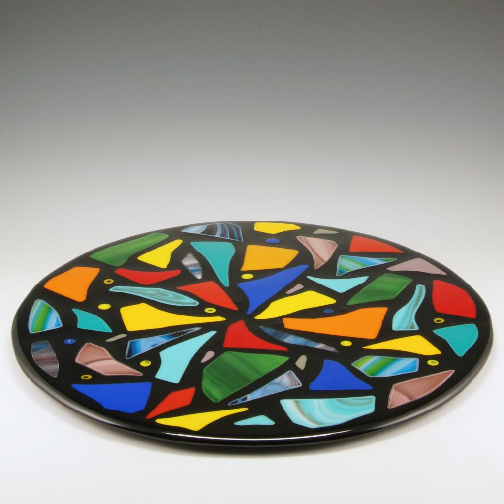 2021, Fused Glass, 15 inch
