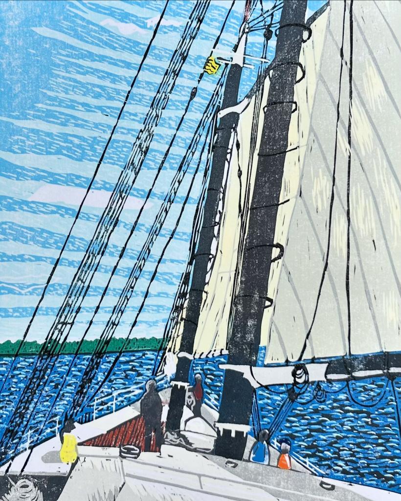 2024, Woodcut, 11 by 15 inches
