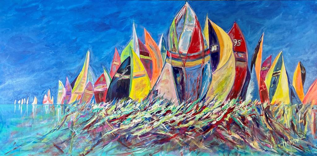 Impressionistic sailing