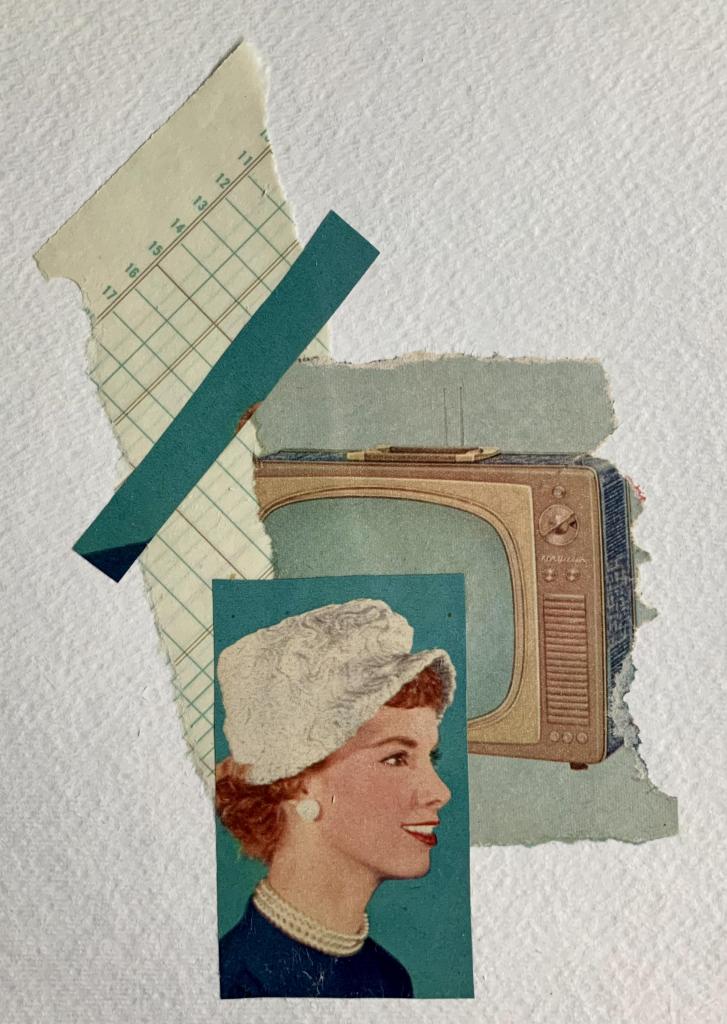Vintage paper collage