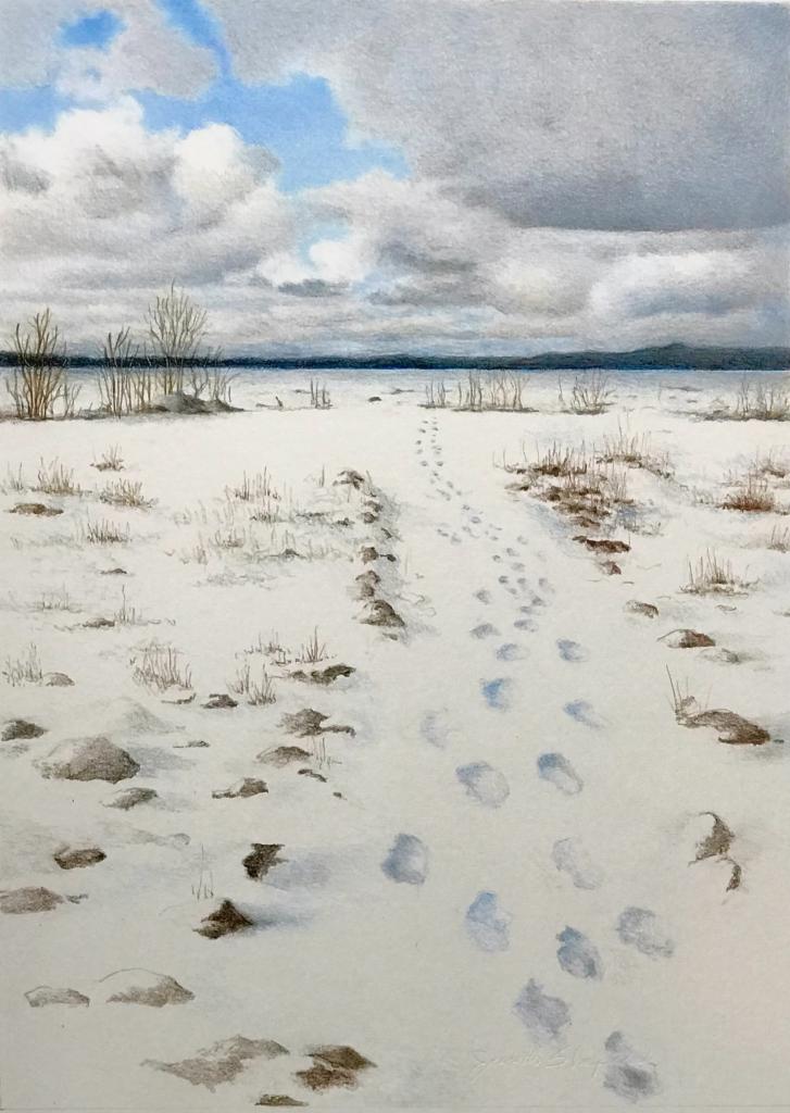 2022, Colored Pencil, 14"Hx10"W