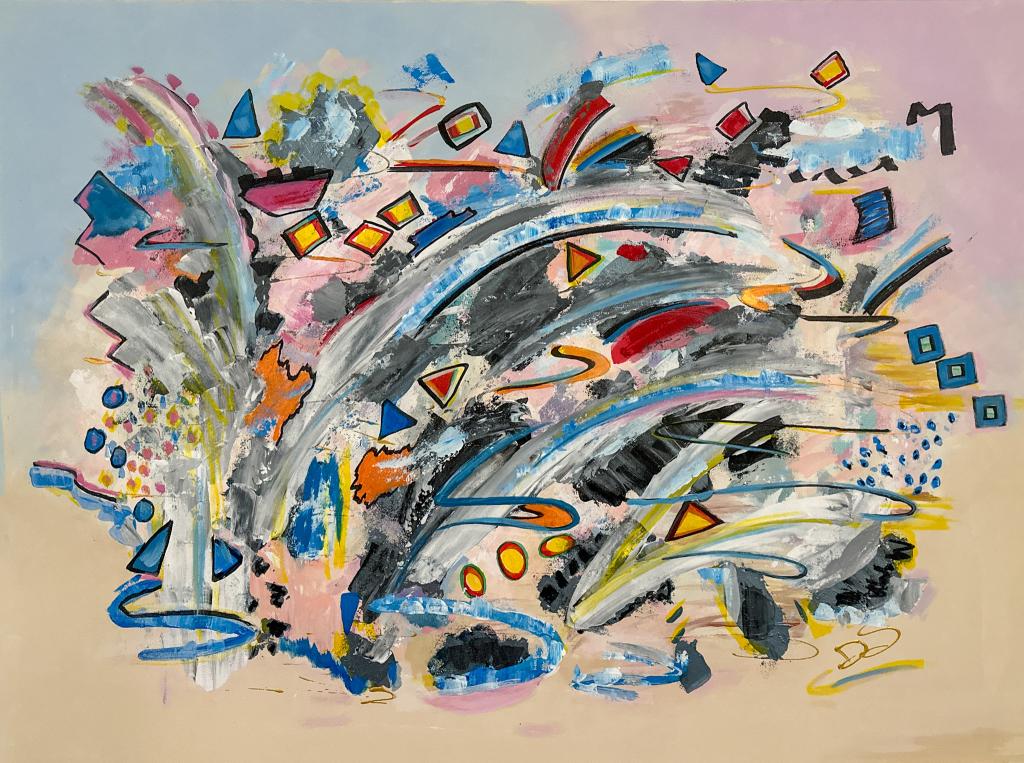 Abstract artwork about smart and sustainable cities