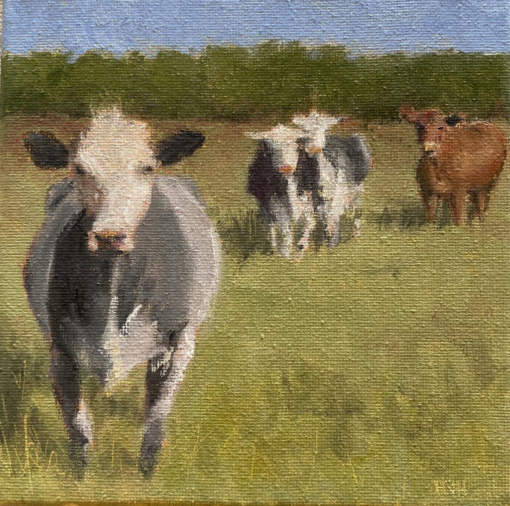 2021, oil on canvas, 6" x 6"