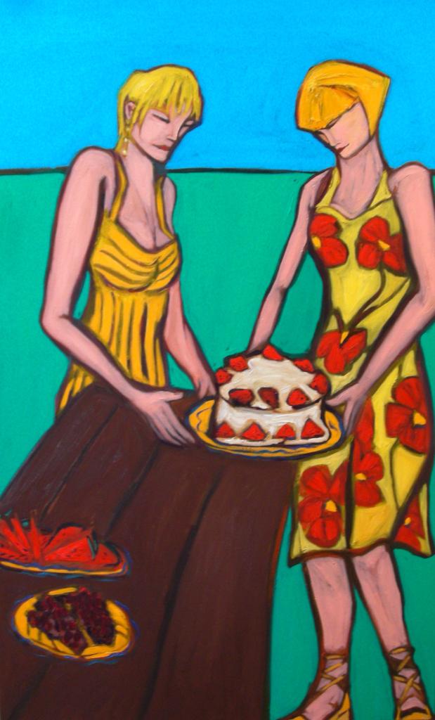 2011, oil on canvas, 60 x 36 inches