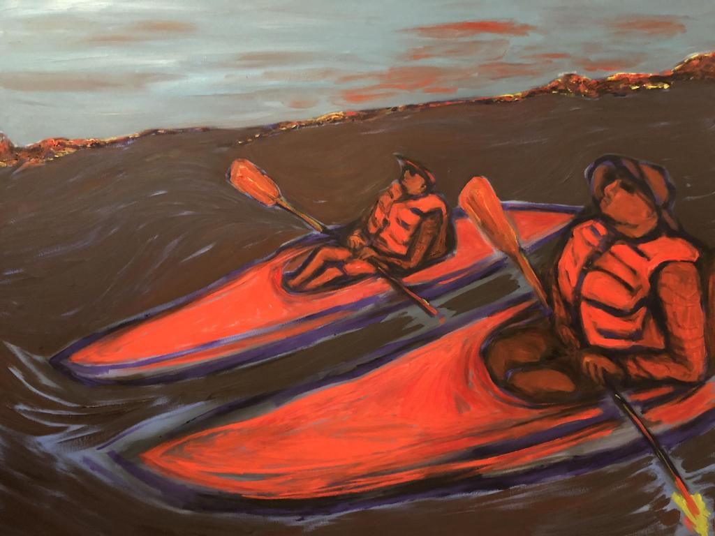 2022, oil on canvas 36 x 48 inches