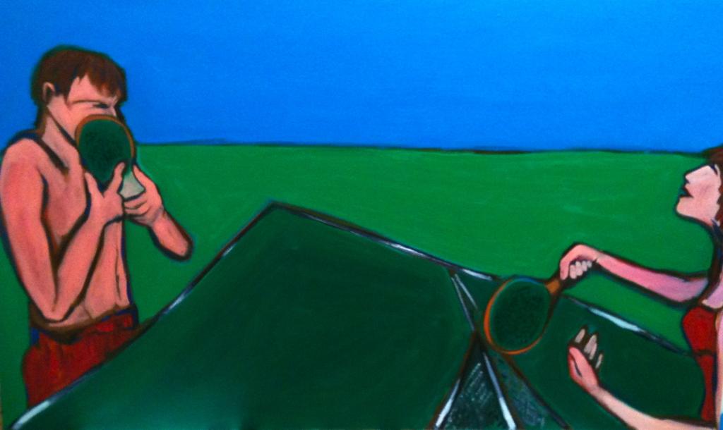 2012, oil on canvas, 36 x 60 inches