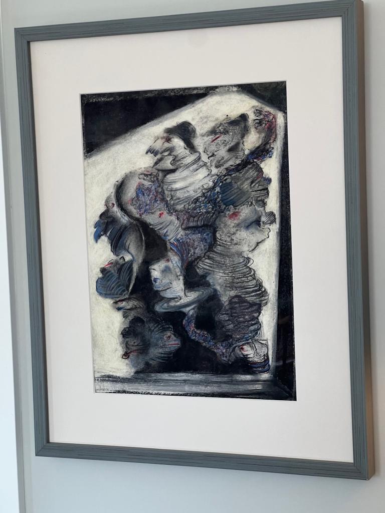 Circa 1992, chalk pastel, 18 x 24