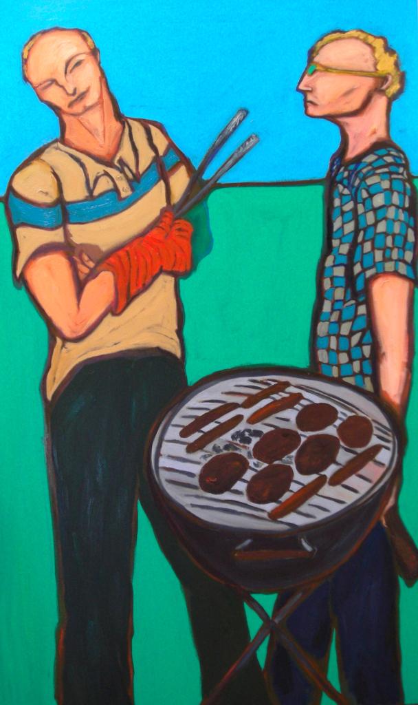 2012, oil on canvas, 60 x 36 inches