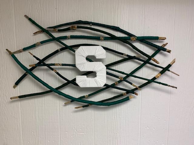football shaped MSU signia
