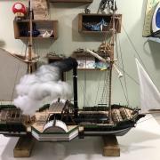 The-walk-in-the-Water was constructed and launched by the Lake Erie Steamboat Companion on May 28, 1818. The ship the first steam powered brig to sail the lower Grate Lakes.