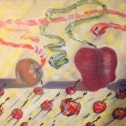 Circa 1991, acrylic, 30 x 40