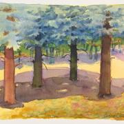 2005, Watercolor, 12" x 12"